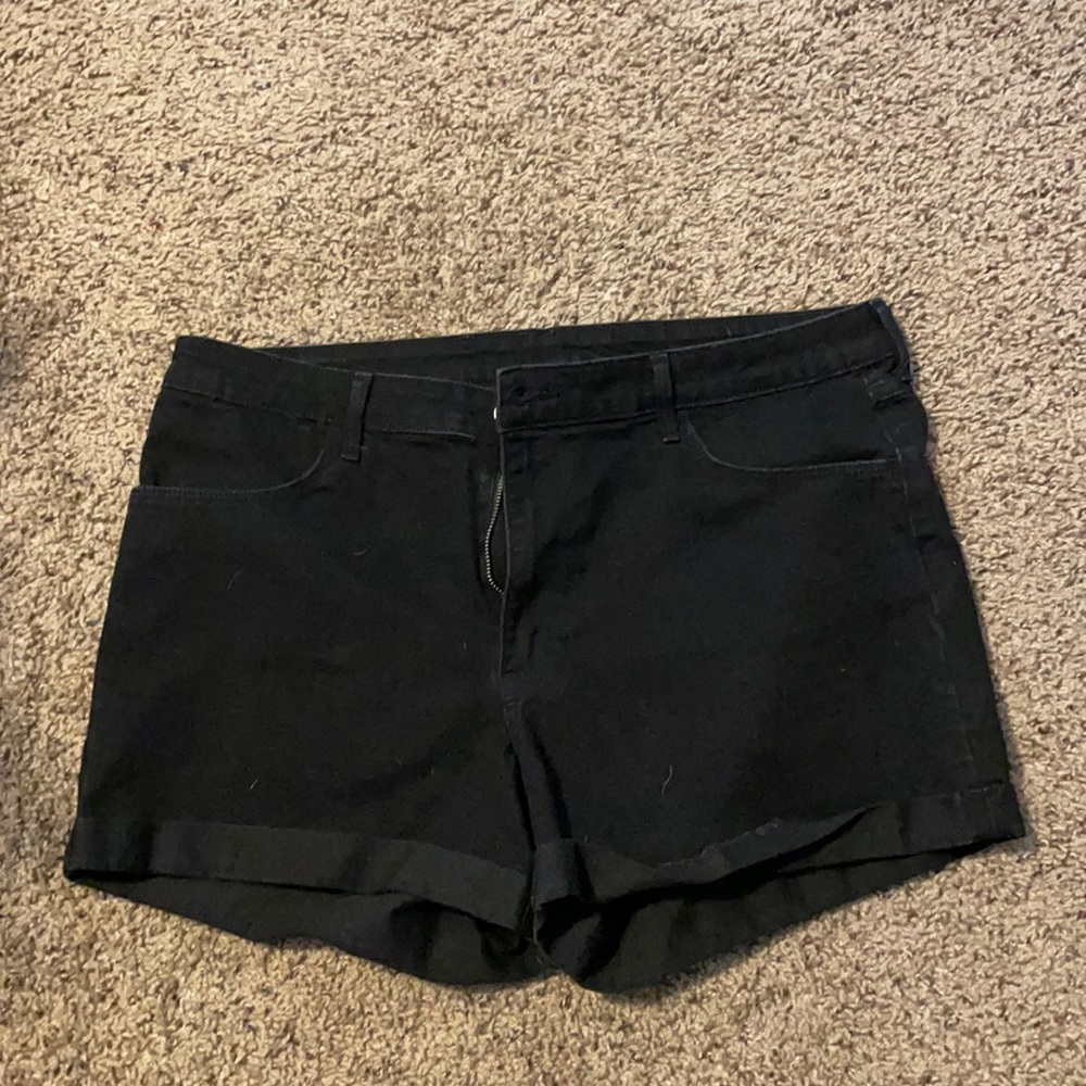 H&M denim shorts plus size